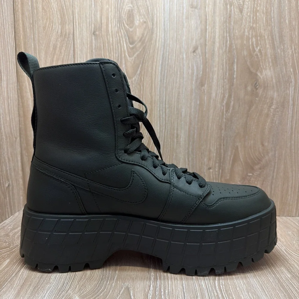 Nike Air Jordan 1 Brooklyn Deepest Green Combat Boots FJ5737-300 Wmns 11 Men 9.5